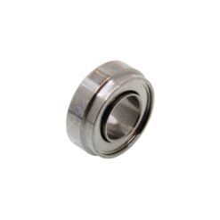 Angular-contact ceramic ball bearing, 3.175 x 5.98/6.45 x 2.38/2.78, stepped outer ring