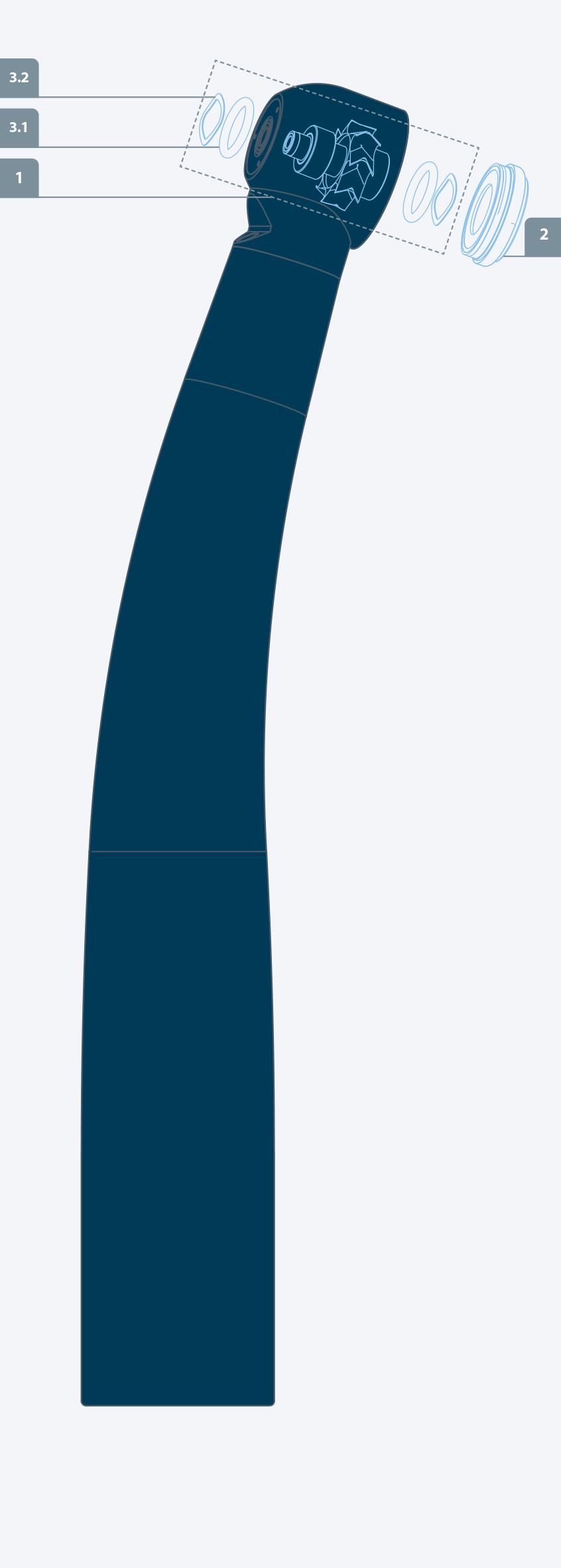 Sirona T1 Control [SN > 502 000] / T2 Control [SN < 600 000]