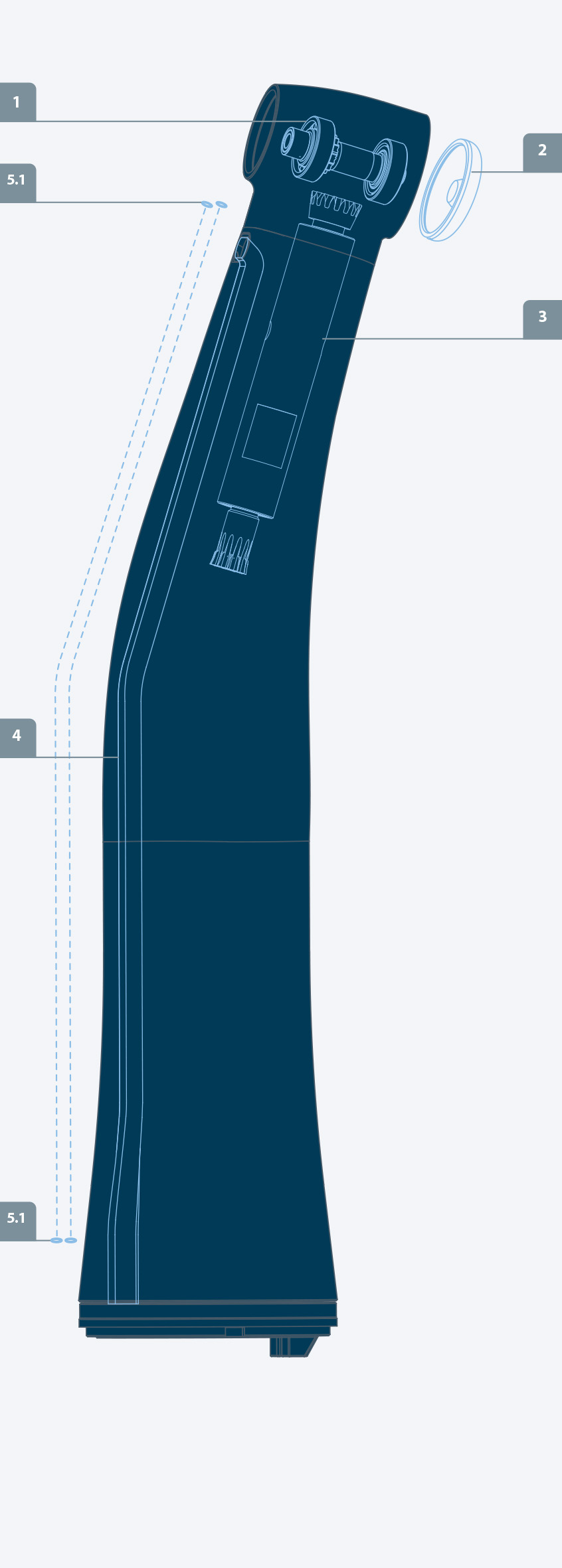Sirona T1 Line C40L, T2/T3 Line A40L/E40 [Ø9.7]