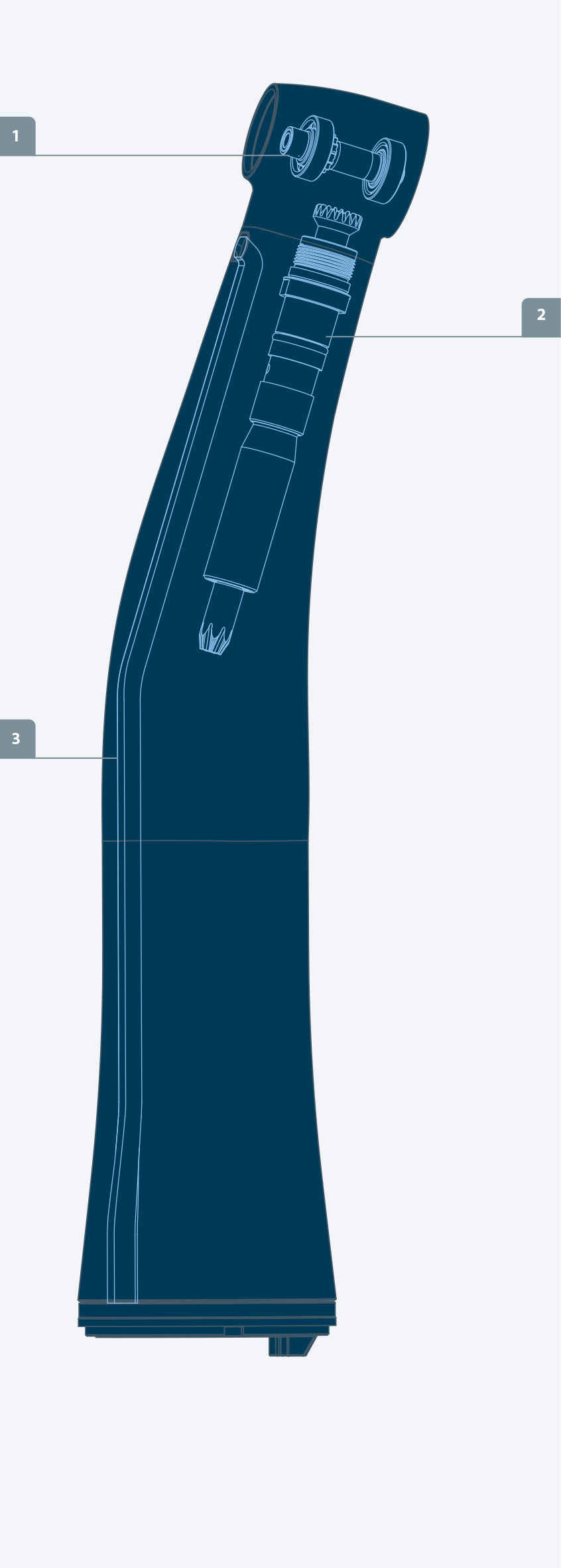 WH Synea WA-99 LT/A head ø10.0 mm / 3-port spray [old]