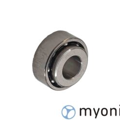 Radial stainless steel ball bearing, 3.00 x 7.00 x 2.50/3.35, extended inner ring