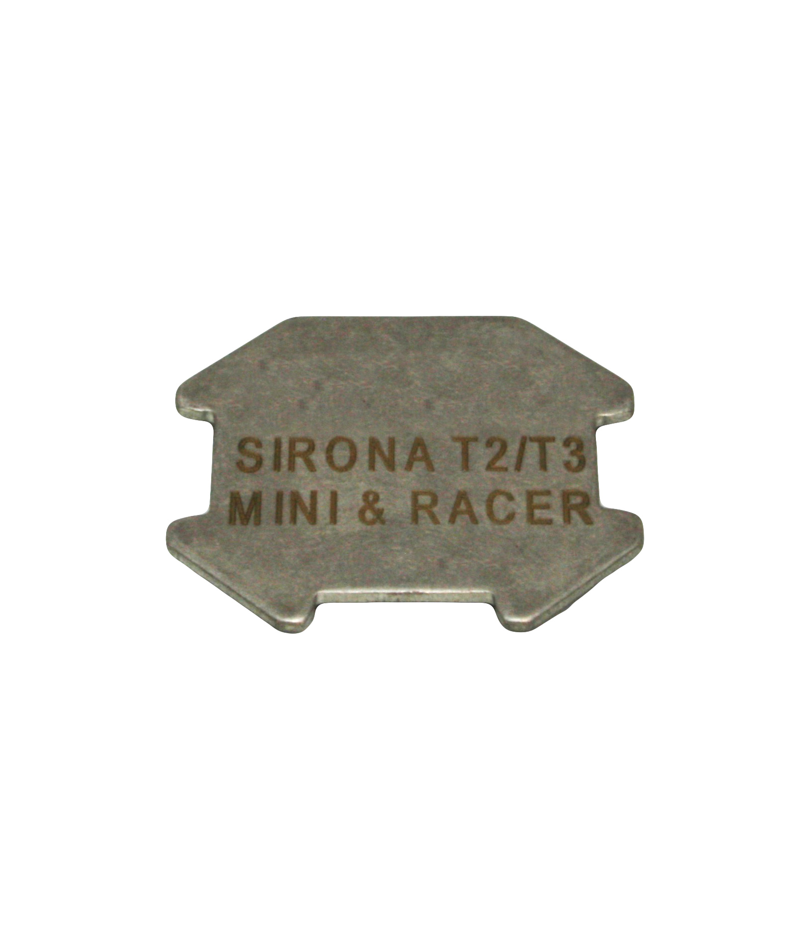 Back cap key for B.A. Int. 755 Ultimate and Sirona T1/T2 Control [SN<600 000], T1 Mini [SN>502 000], T2/T3 Mini [SN<600 000], T2/T3/T4 Racer [SN<600 000]