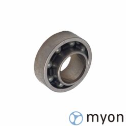 Radial ceramic ball bearing, 3.175 x 6.35/4.02 x 1.92/2.78, extended inner ring