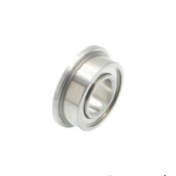 Radial ceramic ball bearing, 3.175 x 6.35/7.52 x 2.38/0.58 with flange